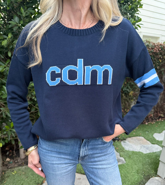 CDM Navy crew neck